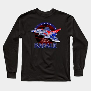 Dassault Rafale French Fighterjet Aircraft Long Sleeve T-Shirt